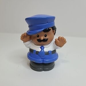 Fisher Price Little People Vintage 1997 Police Officer Bus Driver